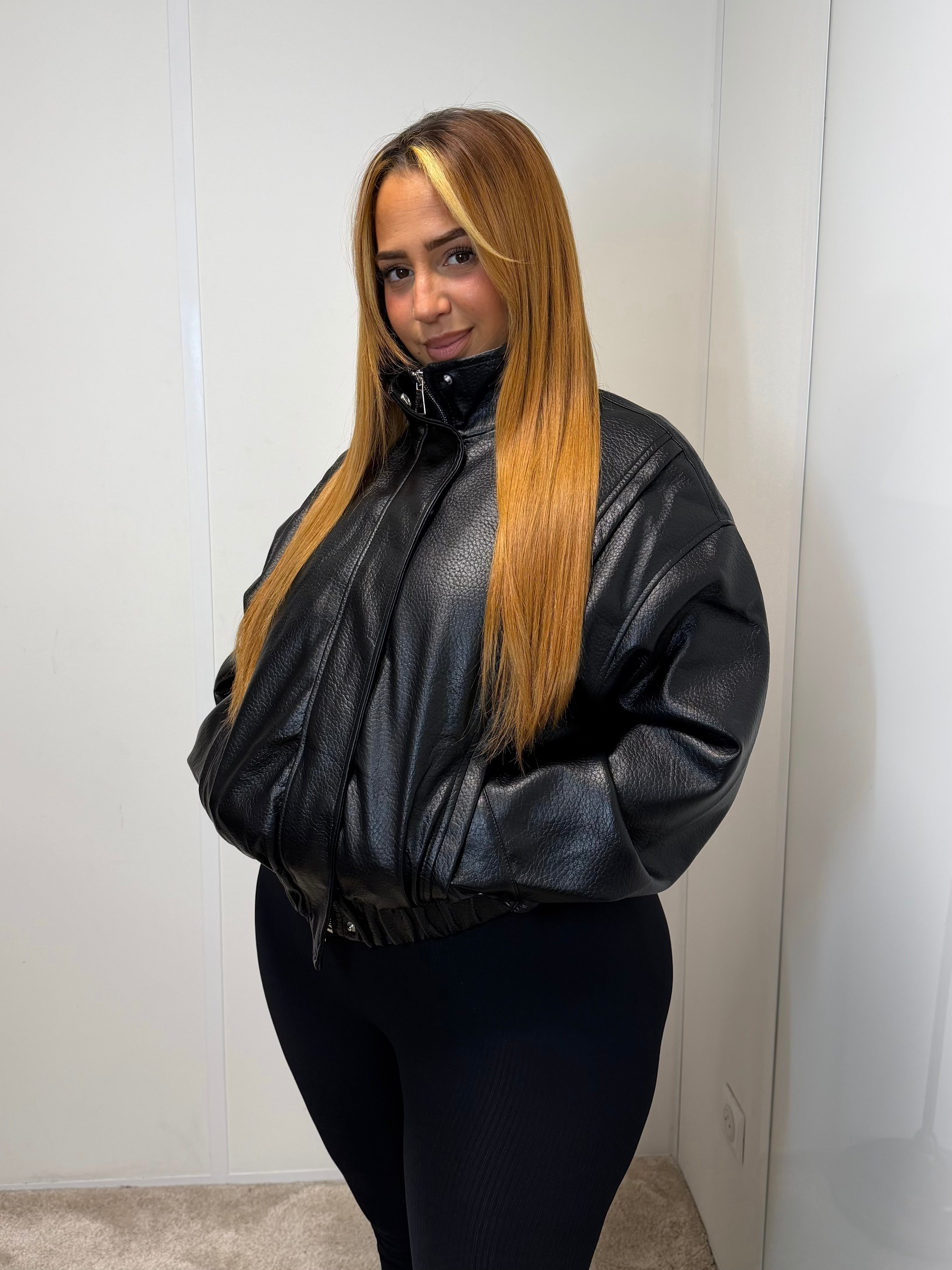 Bombers SEDA col montant similicuir