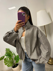 Veste imprimé carreaux Ezaïa