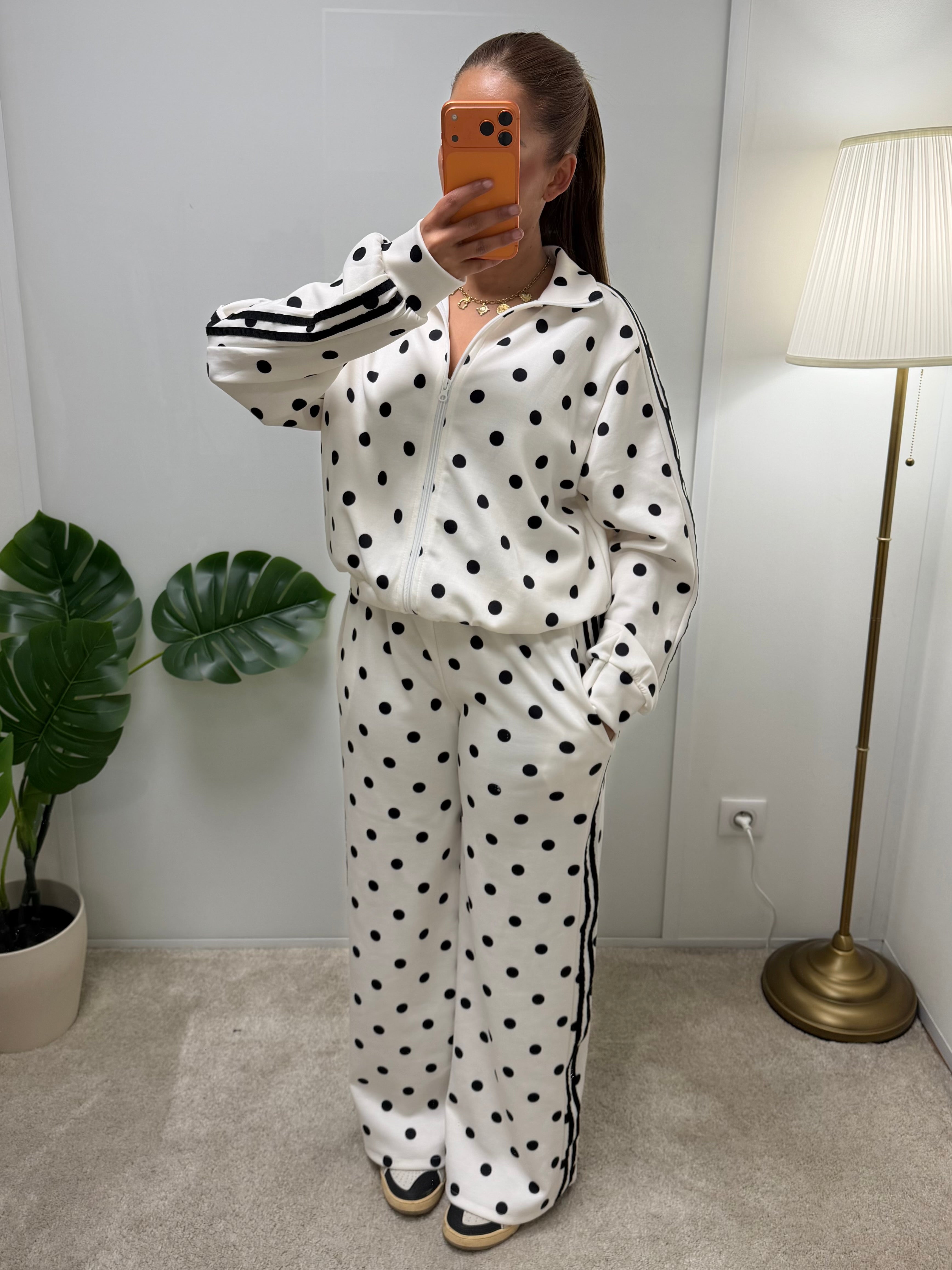 Ensemble jogging à pois
