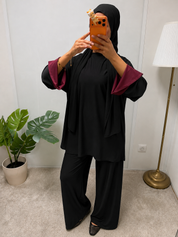 Burkini Khushi manche Bordeau