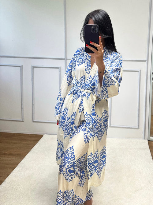 Ensemble Kimono MAÏA [bleu]
