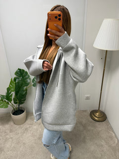 Gilet sweat effet Néoprène LONG KAYALI