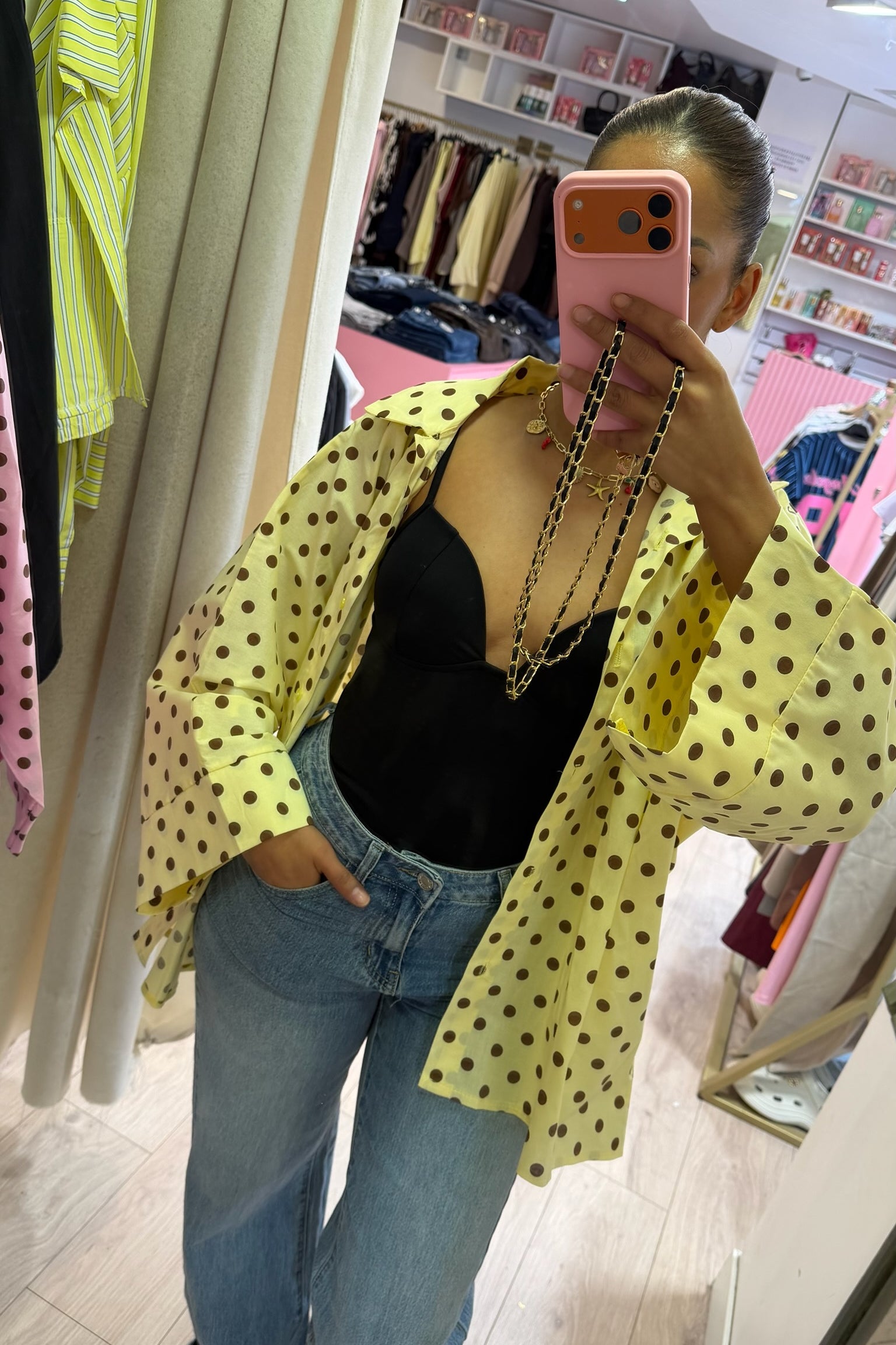 Chemise à pois Lina