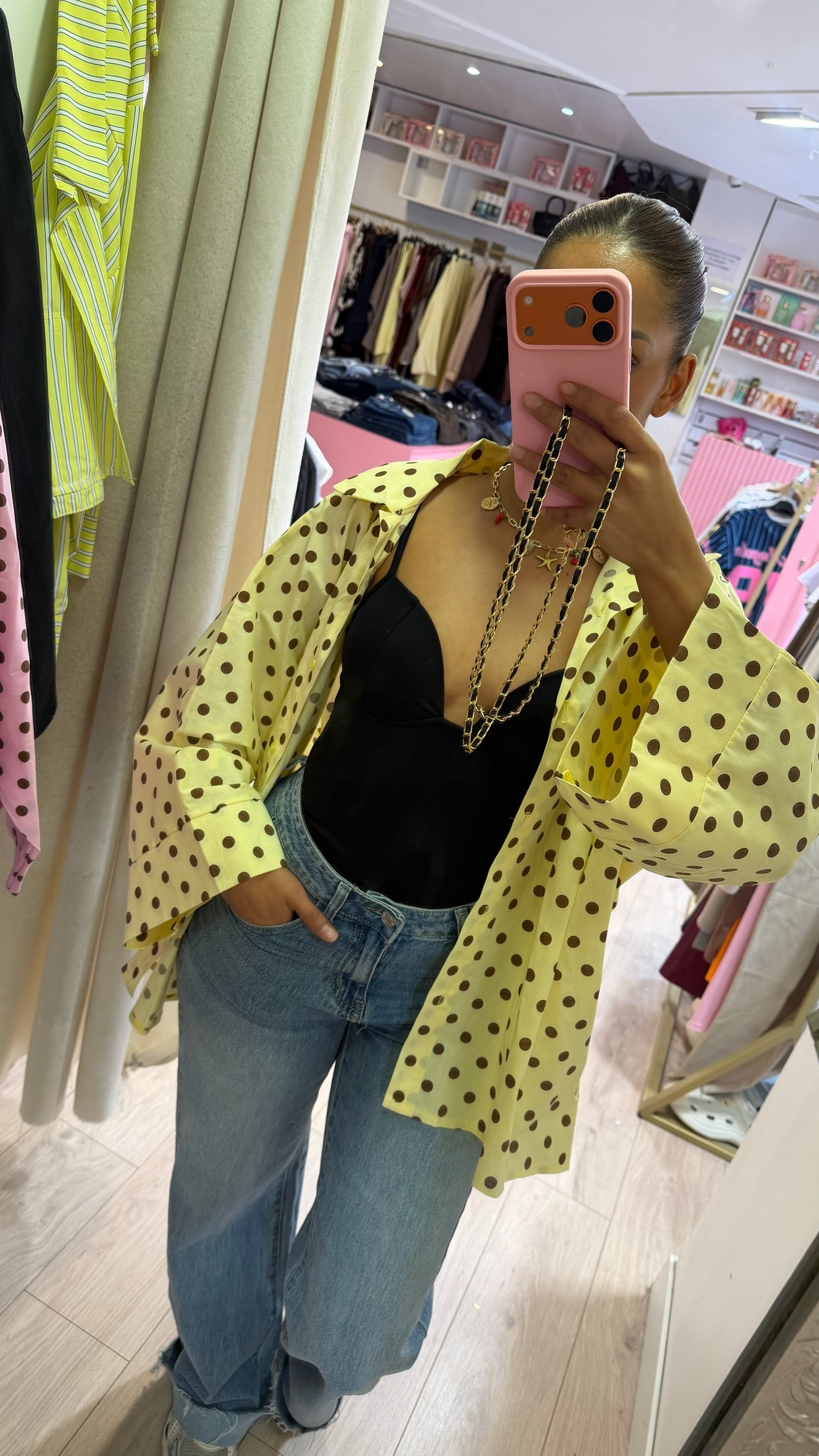 Chemise à pois Lina