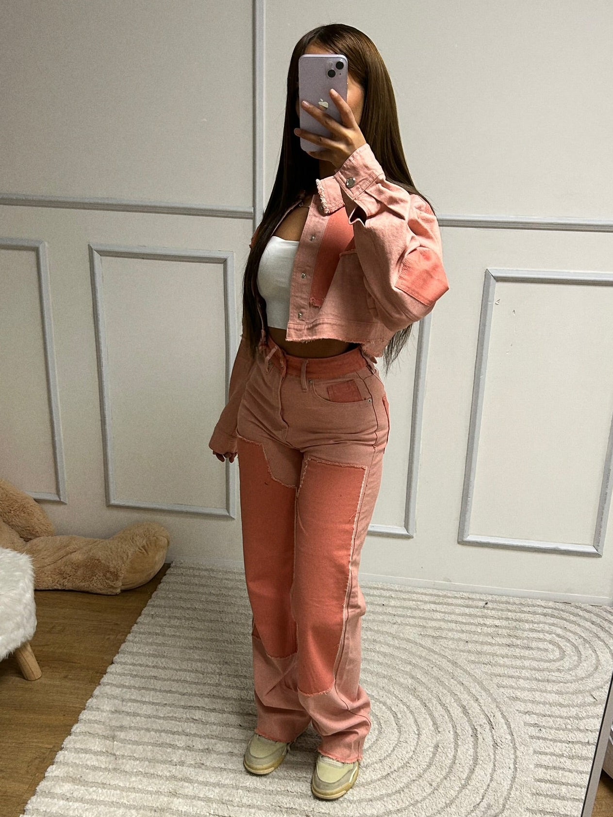 Jeans à empiècement Rosie