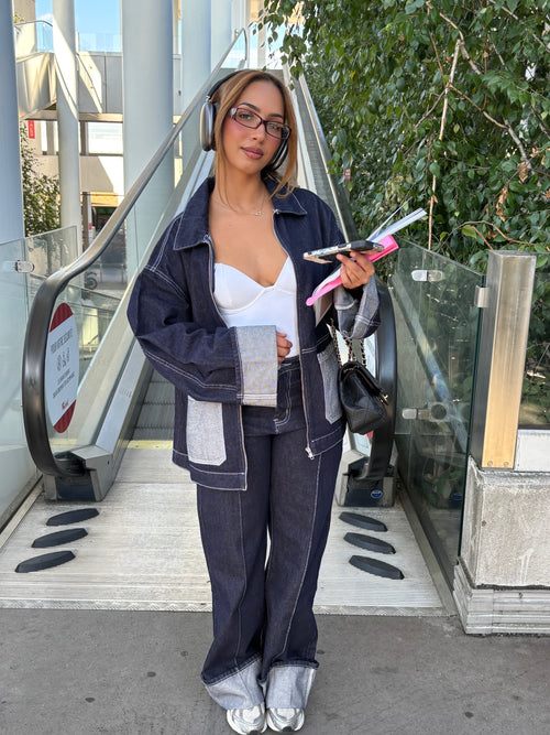 Jeans retroussé Mymy T6043
