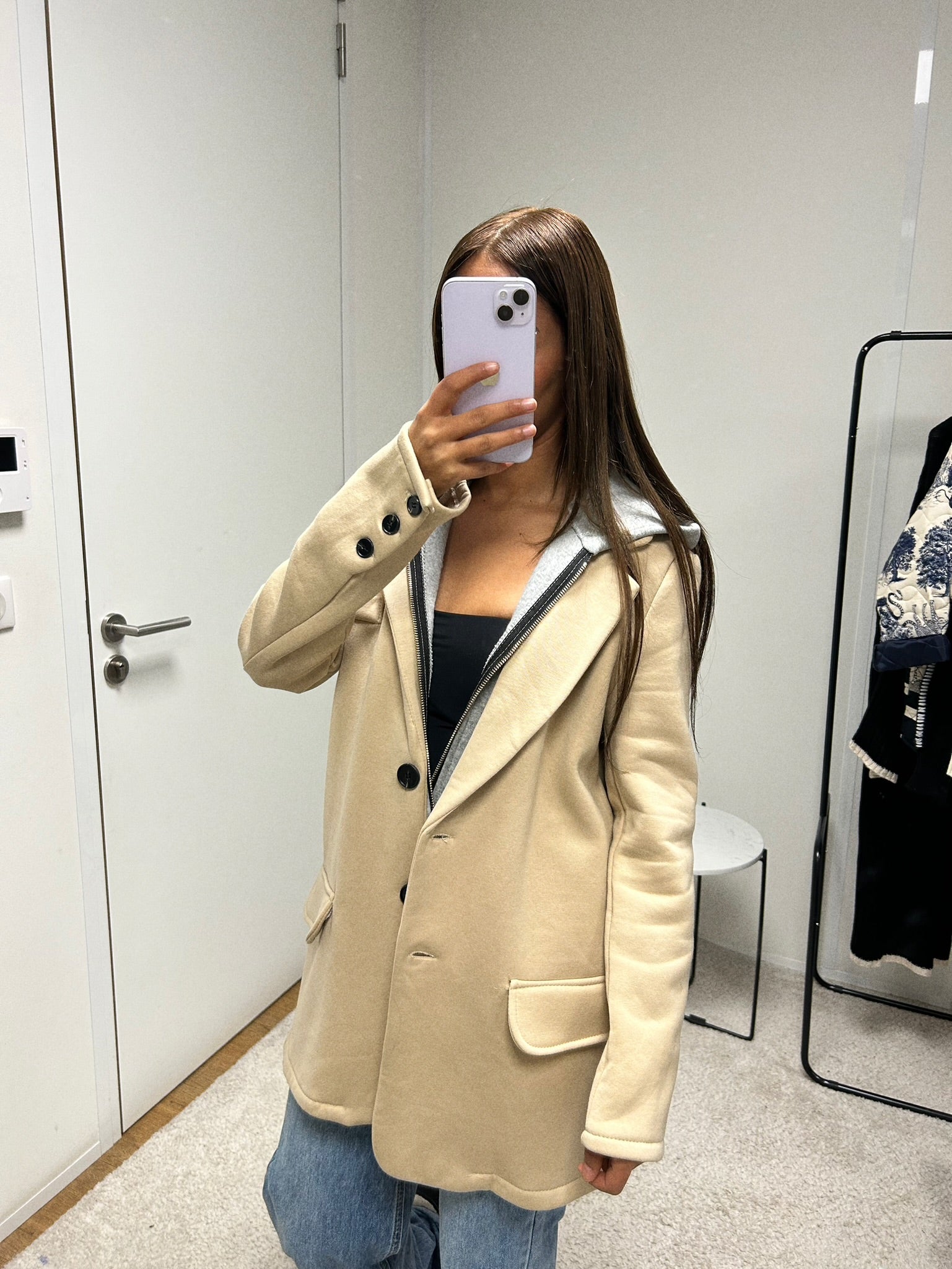 Blazer Sportswear capuche [beige]
