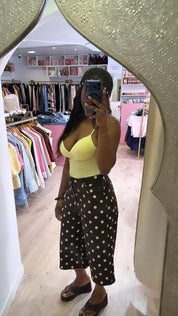 Bermuda jeans a pois SOFIA