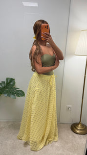 Jupe Lize a pois en tulle