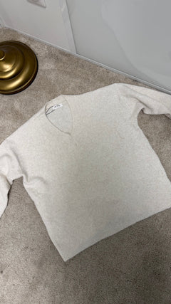 Pull col V en laine Alice