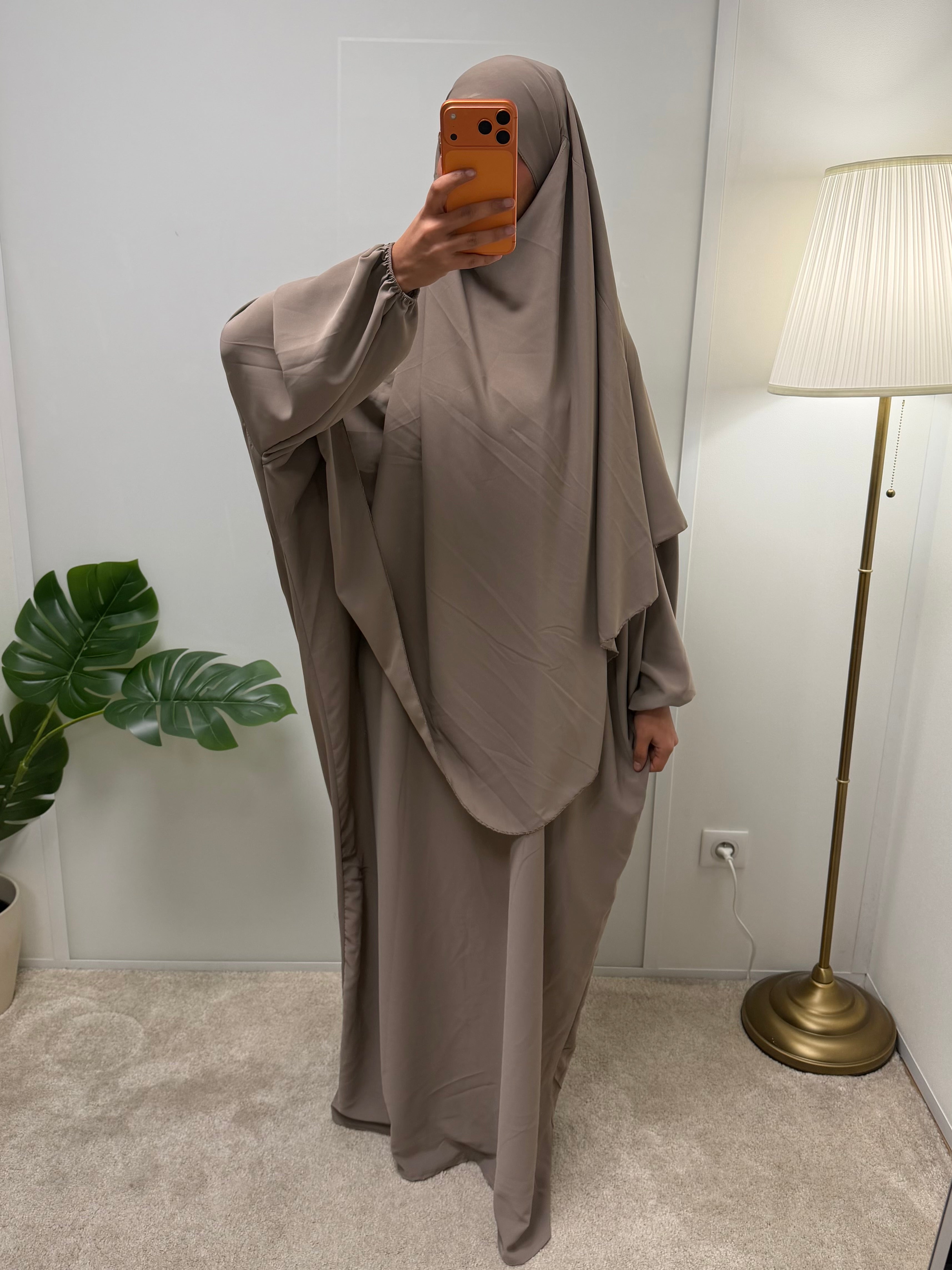 Abaya Zeyna voile intégrée