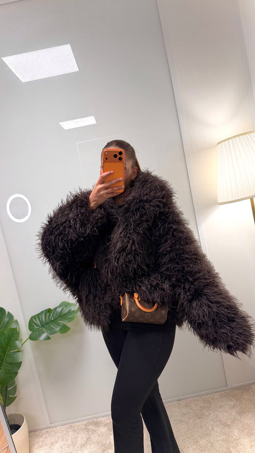 Fourrure a capuche LENA