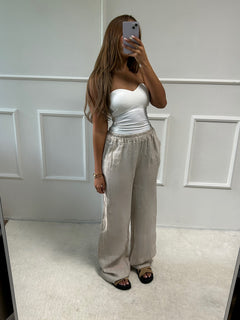 Pantalon en lin Rachel