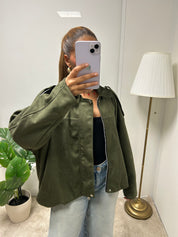 Veste bombers suédine en daim dania