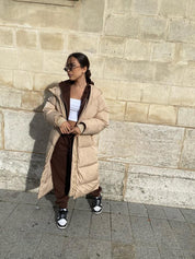 Doudoune Oversize Beige Z231