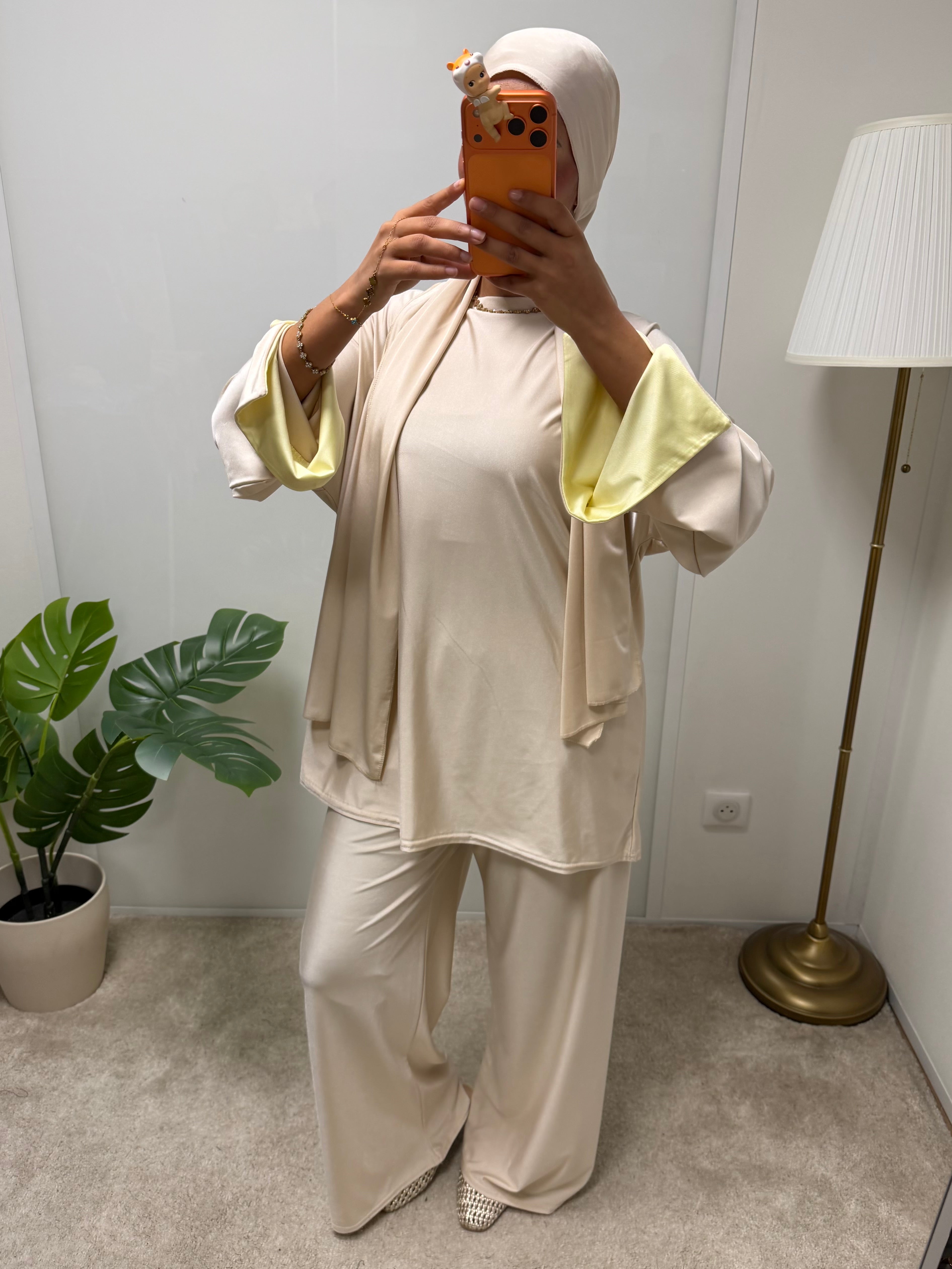 Burkini Khushi manche jaune