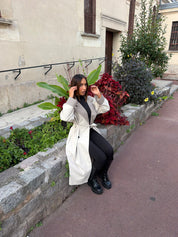 Trench ELAYNA double imprimé