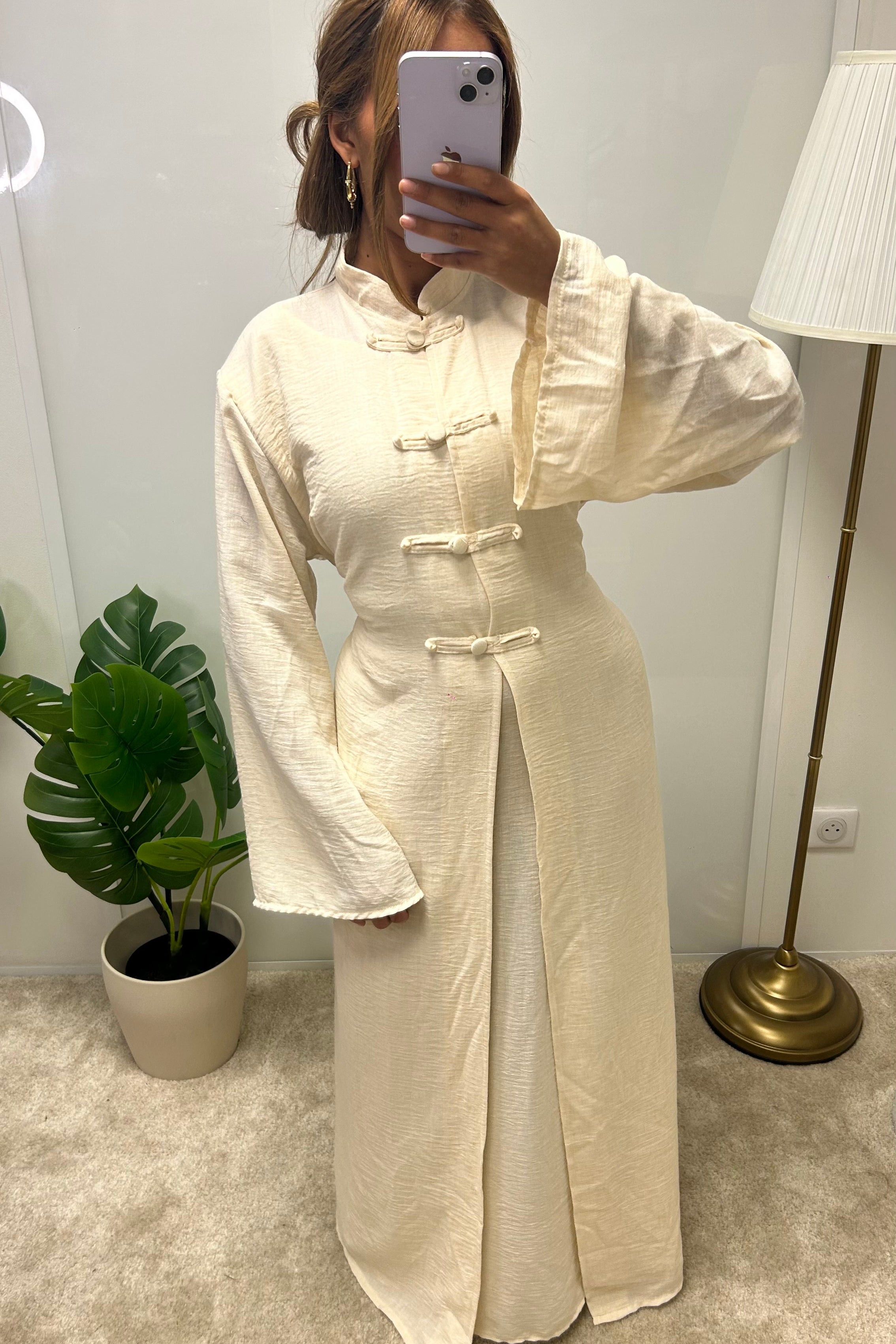 KIMONO + ROBE GENNA Sans manche a L’intérieur