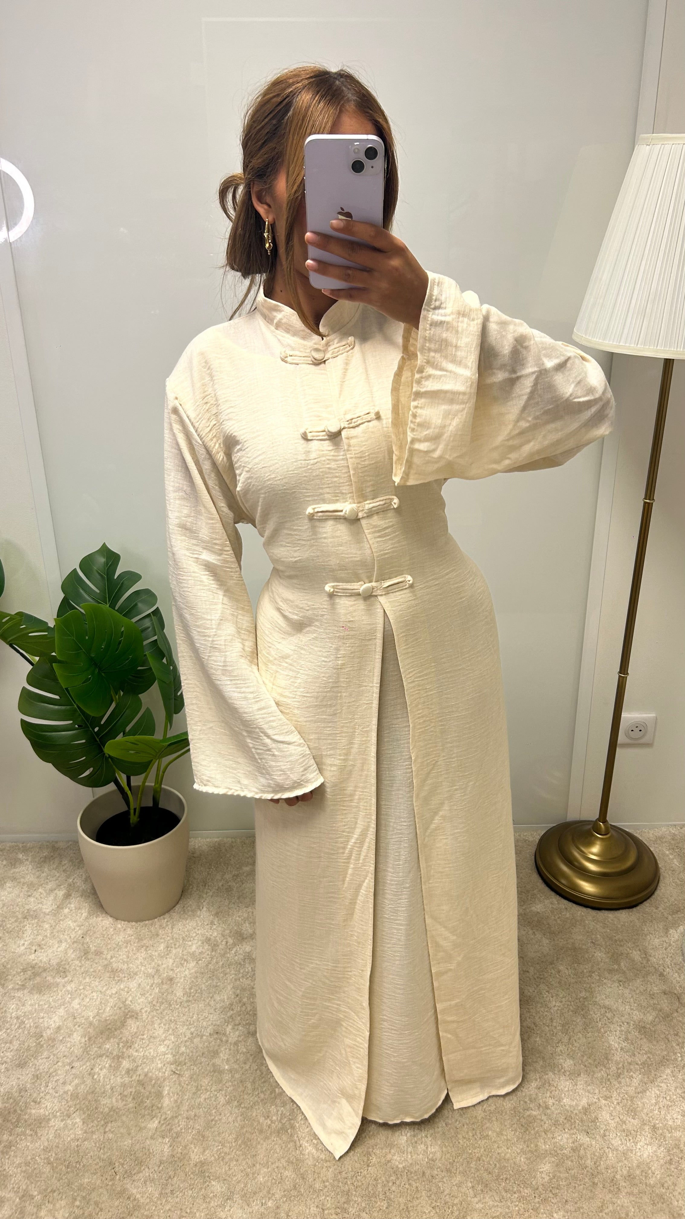 KIMONO + ROBE GENNA Sans manche a L’intérieur