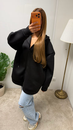 Gilet sweat effet Néoprène LONG KAYALI