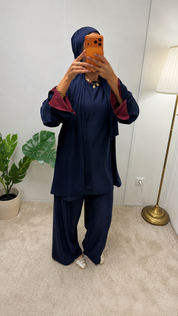 Burkini Khushi manche Bordeau