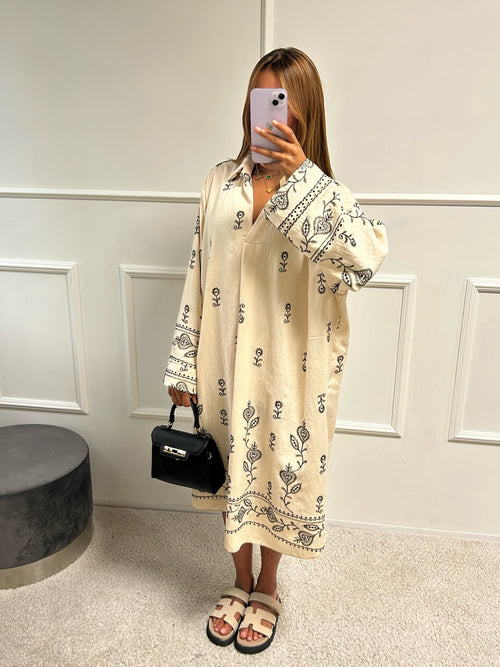 Robe Aliya brodée