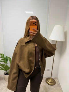 Veste bombers suédine en daim dania