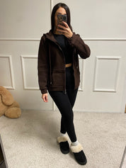 Gilet à capuche polaire Prudence