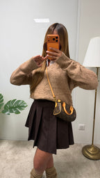 Pull col V en laine Alice