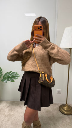 Pull col V en laine Alice