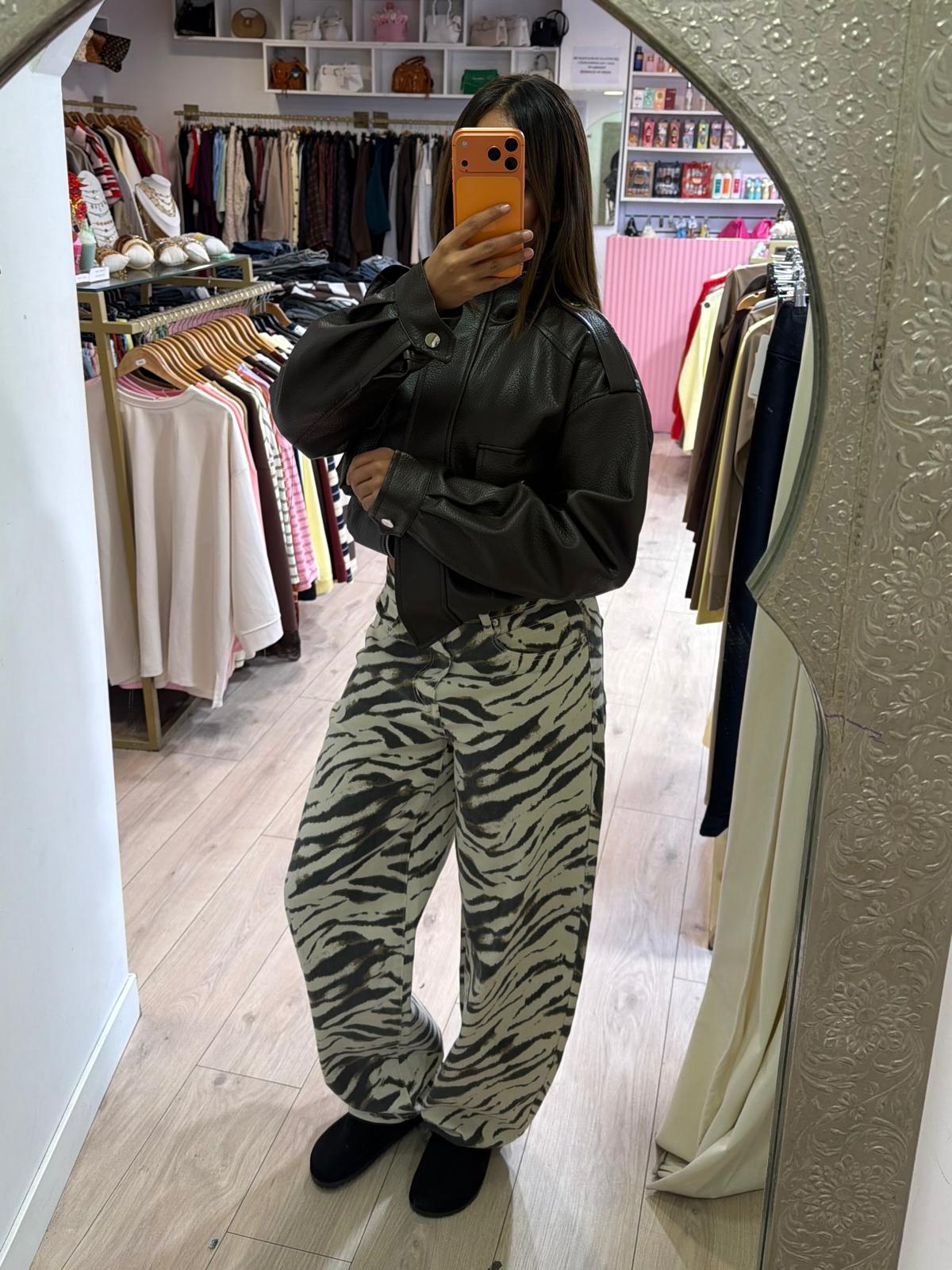 Jeans baggy barrel Zebra