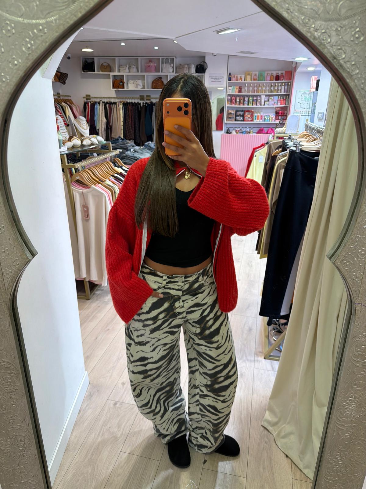 Jeans baggy barrel Zebra