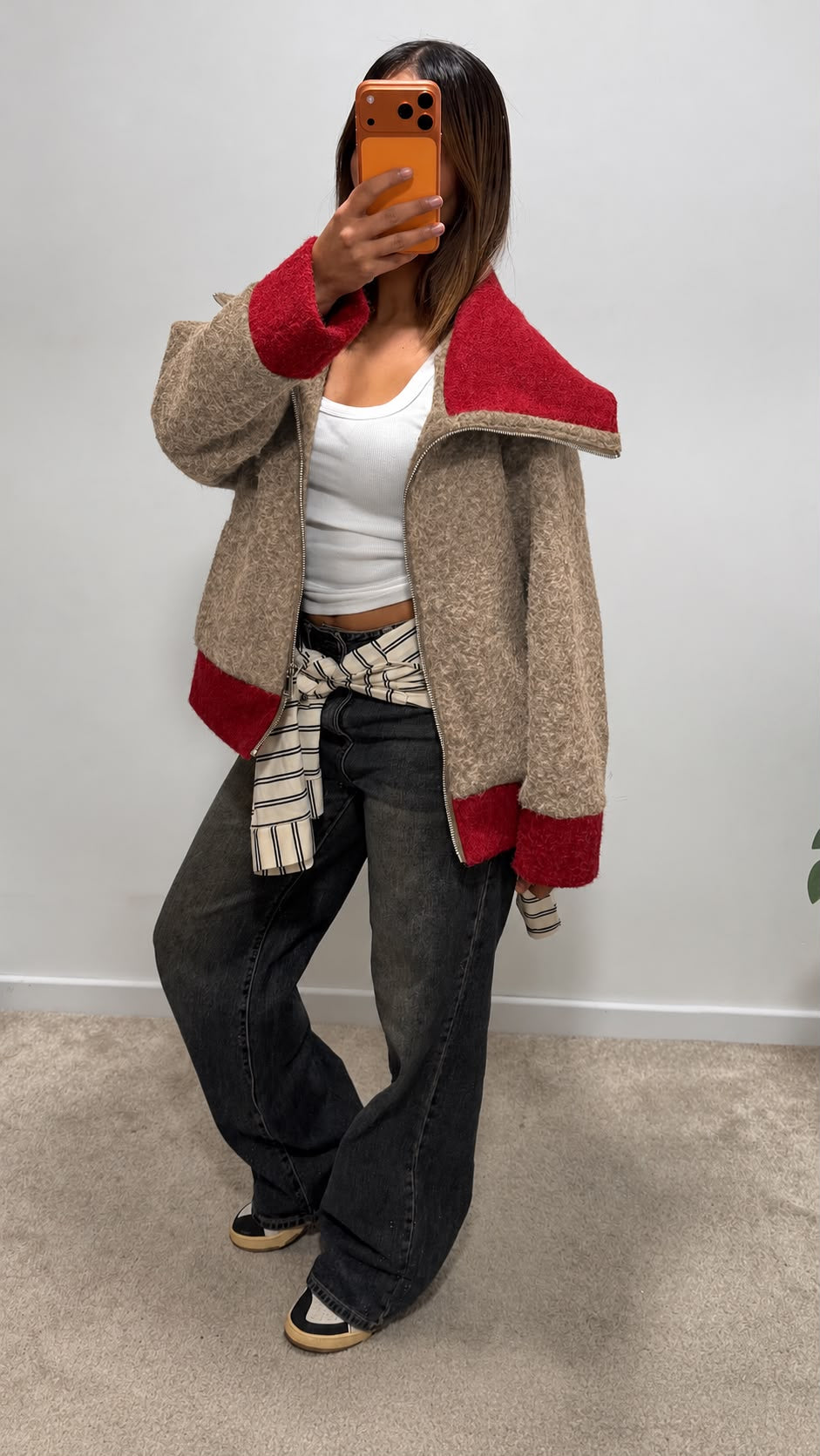 Veste en laine bouclé ASTOU