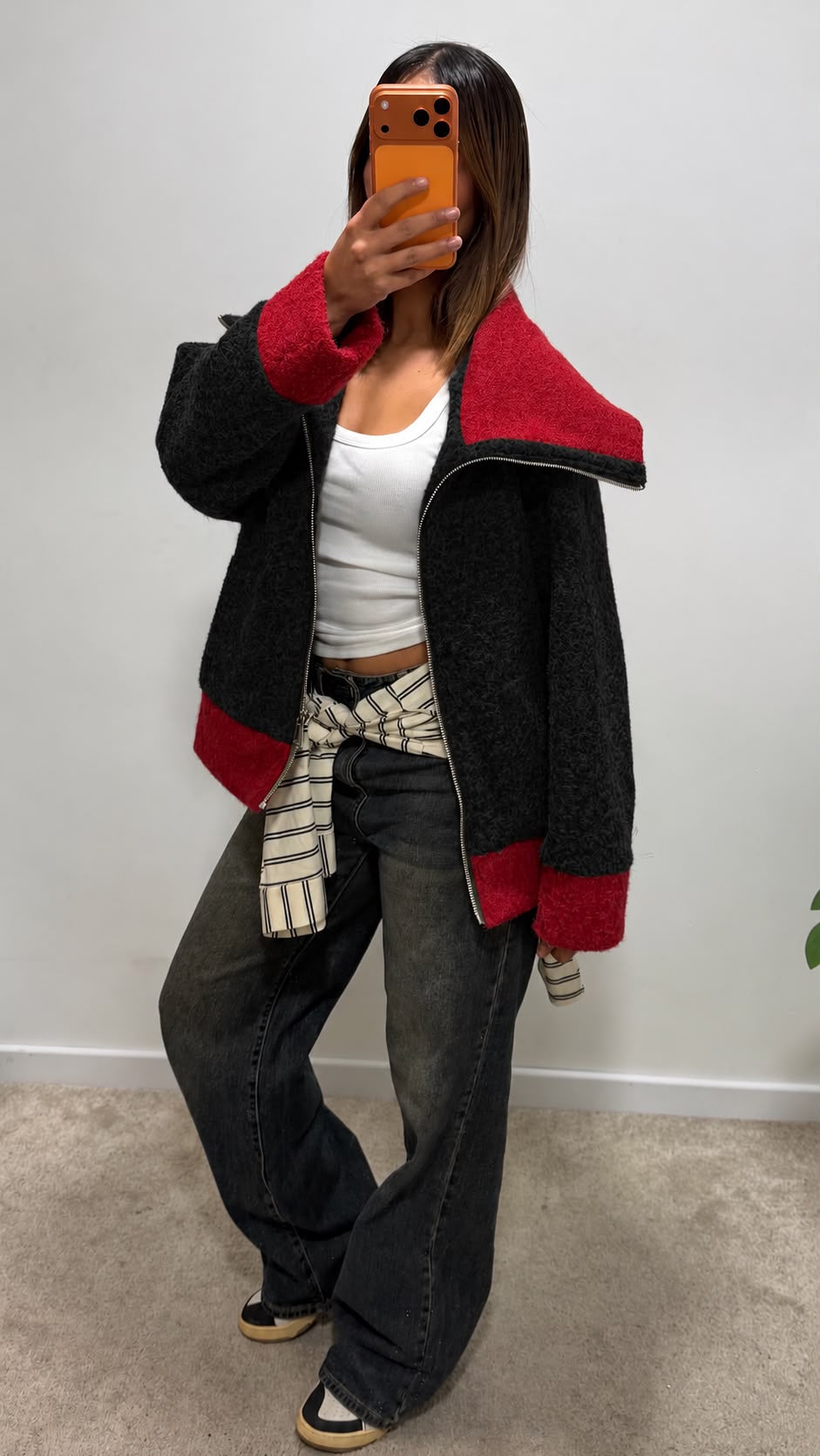 Veste en laine bouclé ASTOU
