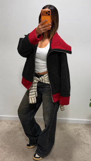 Veste en laine bouclé ASTOU