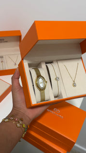Coffret Bijoux Montre + Collier + Bracelet