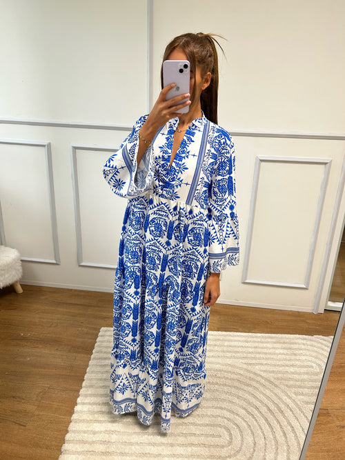 Robe cyliane (bleu)