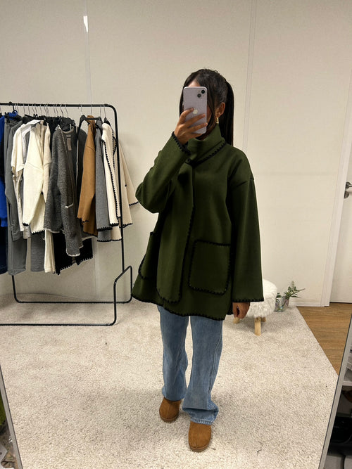 Veste+Écharpe Jade (Kaki)