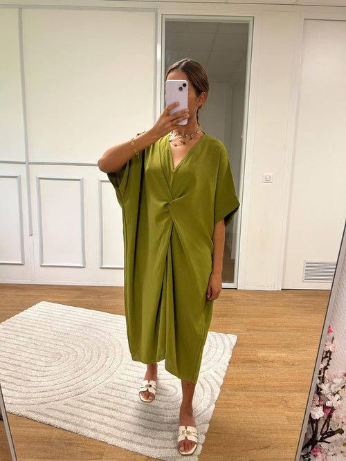 Robe Faïza [VERT PISTACHE]