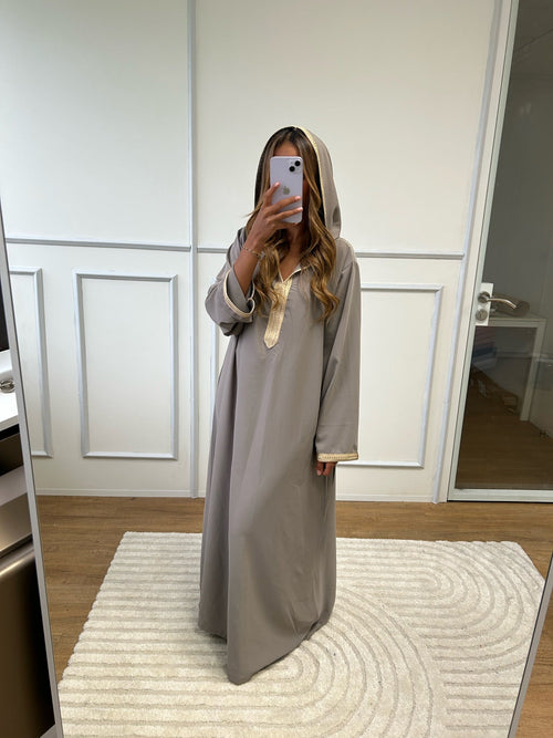 Abaya SAMIA ( taupe )