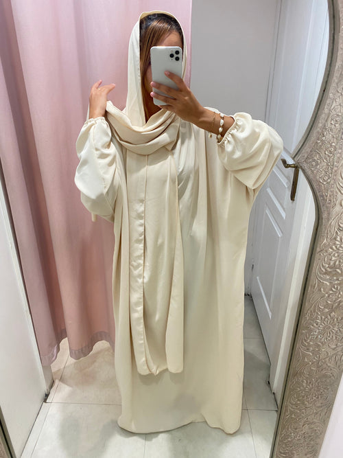 Abaya Iliana foulard intégré