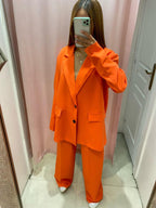 Ensemble Blazer Marina Orange