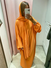 Abaya Iliana foulard intégré