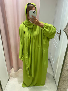 Abaya Iliana foulard intégré