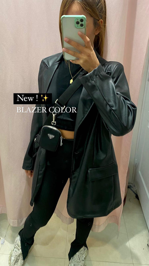 Blazer color Noir