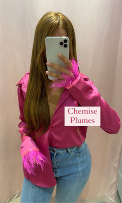 Chemise Cheraz plumes