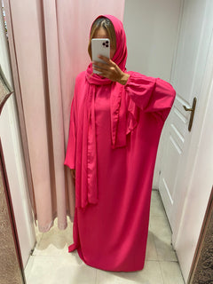 Abaya Iliana foulard intégré